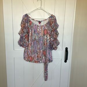 BOGO Vince Camuto Blouse, Size L, Multi-Color